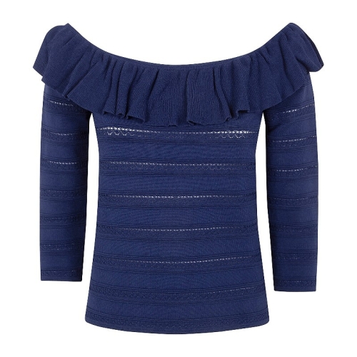 블루걸 스웨터 RA6051MA89R 93713 DARK NIGHT