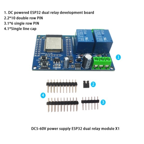 아두이노 키트 코딩 ESP8266 /ESP32 DC5-30/60V 전원 공급 장치 WIFI 블루투스 8/듀얼 채널 릴레이 ESP32..