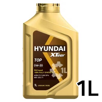 현대오일뱅크 엑스티어 탑 PAO <b>0W20</b> 1L