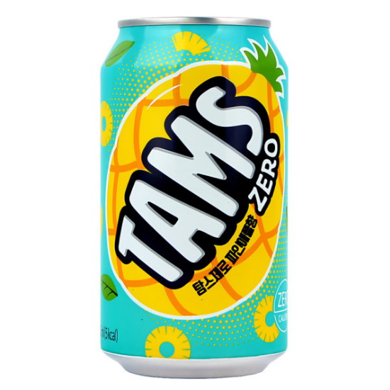 롯데칠성음료 탐스 제로 파인애플향 355ml (15개)_이미지