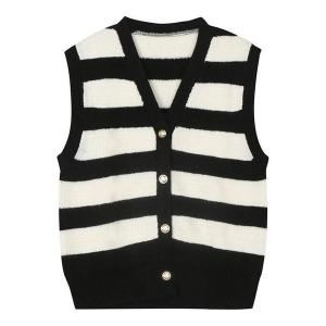 SI 패턴 짜임 니트 베스트 SXJ2593VU