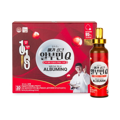 지니트레저 김오곤 메가 실크 알부민Q 32ml 30병 (1개)