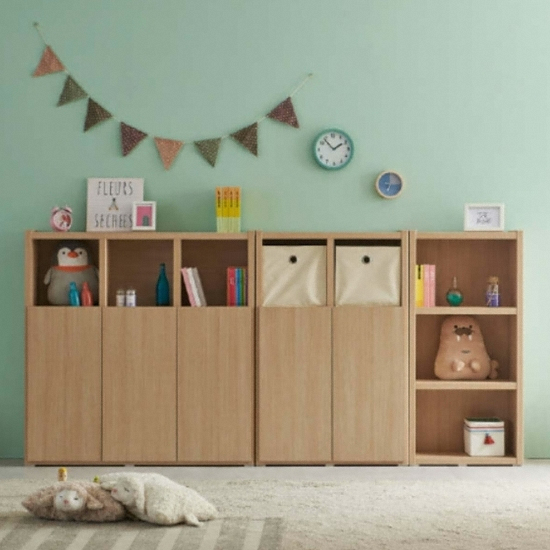 포스트모던 스터디 낮은 도어형 책장 시리즈 2600