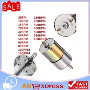 12V 2RPM-1000RPM 고 토크 전기 기어 박스 모터 속도 감소 자동 제어 장비 브러시 모터