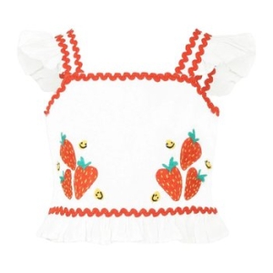 스텔라매카트니 주니어 스트로베리 슬리브리스 탑 TW5A42Z0138 101C