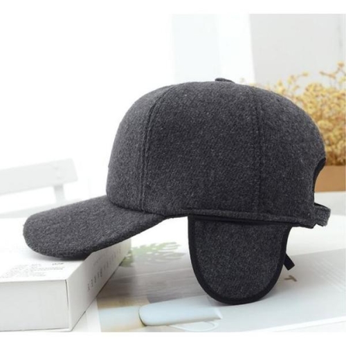 셀러허브 남자 겨울 패션 털 모자 귀달이 방한 볼캡 2color S11488681_이미지