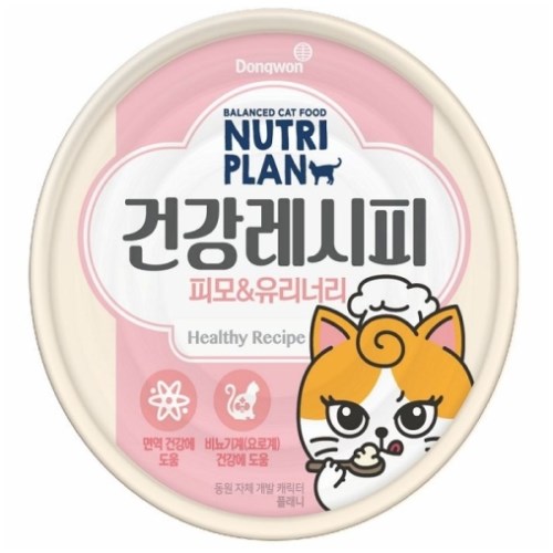 캣 건강레시피 피모&유리너리 캔 90g