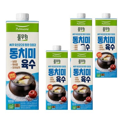 풀무원 동치미육수 1L (5개)