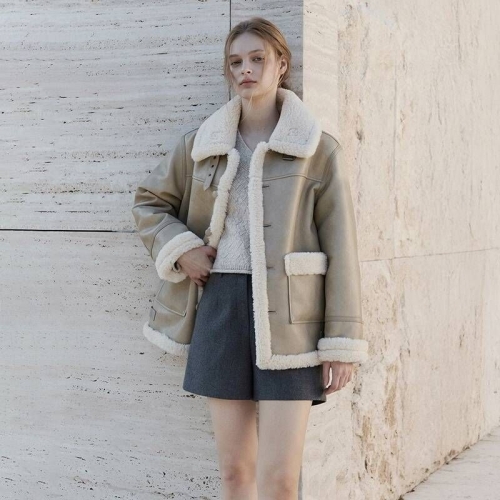 시선인터내셔널 잇미샤 퍼트리밍 무스탕 자켓 ITPCZFJ720 788860