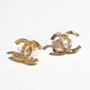 샤넬 CC 로고 골드 귀걸이 이어링 ABC502