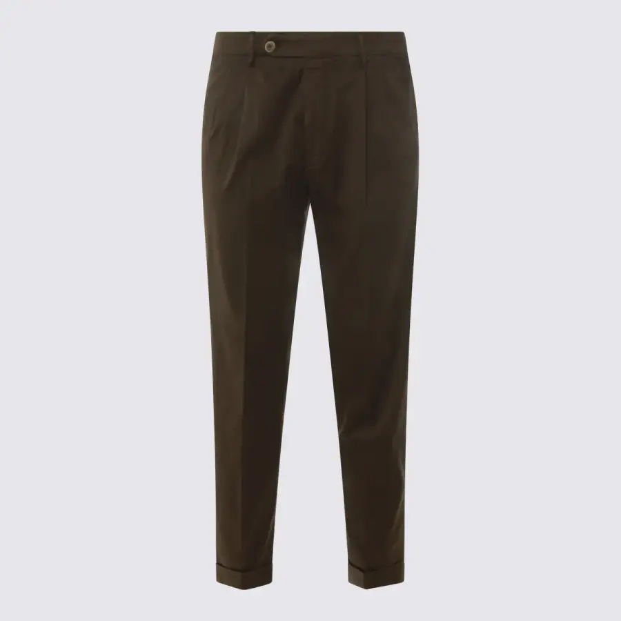 GTA IL PANTALONE BROWN COTTON PANT LUCA61512641H Marrone