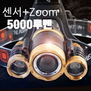 헤드 제이큐 랜턴 랜턴 센서기능+ZOOM기능 XML LED 랜턴 SZH-5000루멘