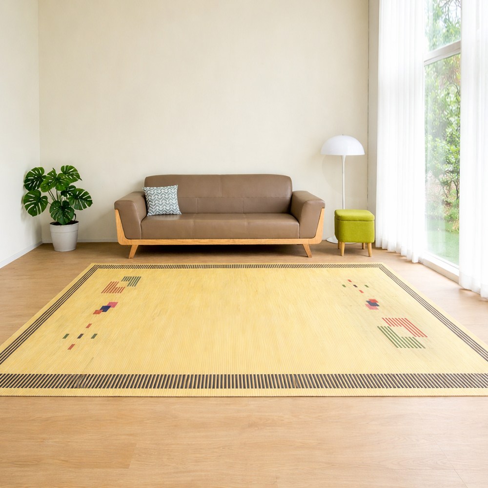 올리다 사방줄무늬 담양 대자리 (300x210cm)_이미지