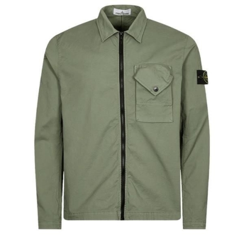 11010 Stretch Cotton Gabardine Overshirt Regular Fit 791511010 V0062..