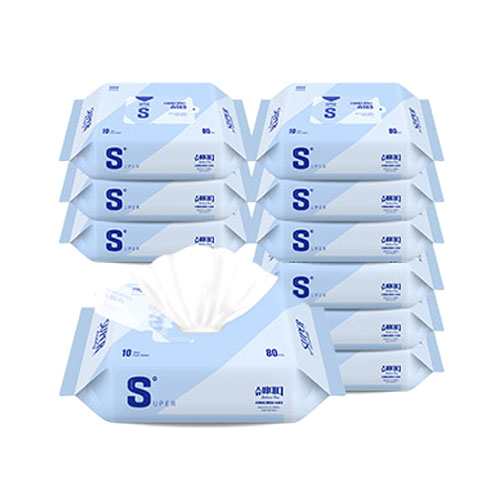 슈퍼:S (스탠다드) 물티슈 리필형 80매