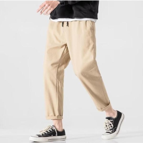 여름 긴바지 깔끔한 디자인 허리밴딩 베이직팬츠 WEED480