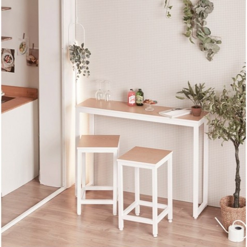 크라운퍼니쳐 모모 홈바 콘솔 바테이블 1200 (세로30cm, 의자별도)_이미지