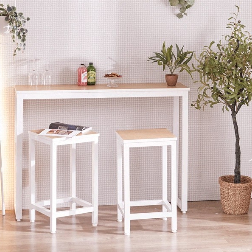 크라운퍼니쳐 모모 홈바 콘솔 바테이블 1200 (세로30cm, 의자별도)_이미지