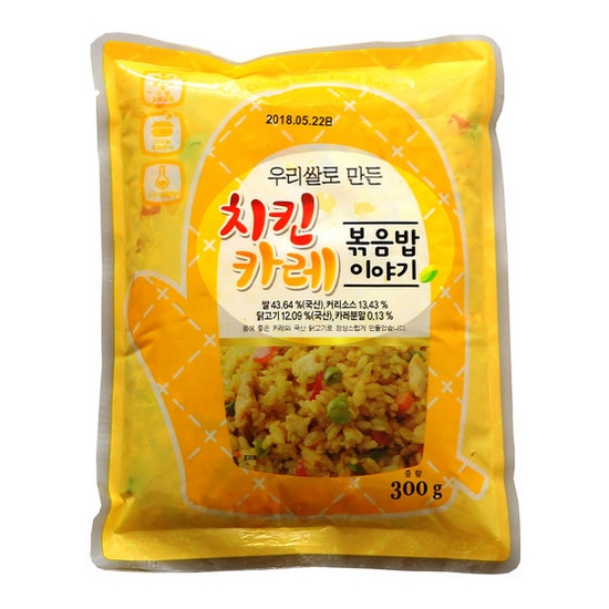 한우물 치킨 카레 볶음밥 300g (5개)_이미지