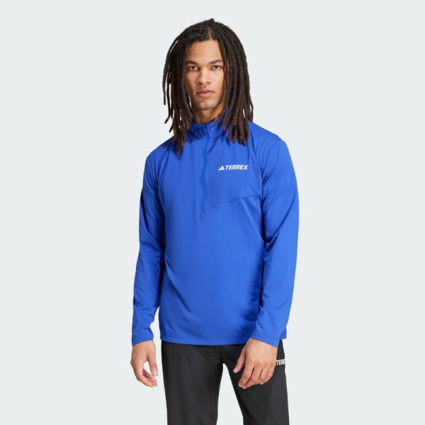 아디다스 테렉스 멀티 클라이마쿨 1/2 지퍼 긴팔 티 JE0389