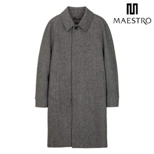 LF 마에스트로 그레이 헤링본 발마칸코트 MACO5D003G2