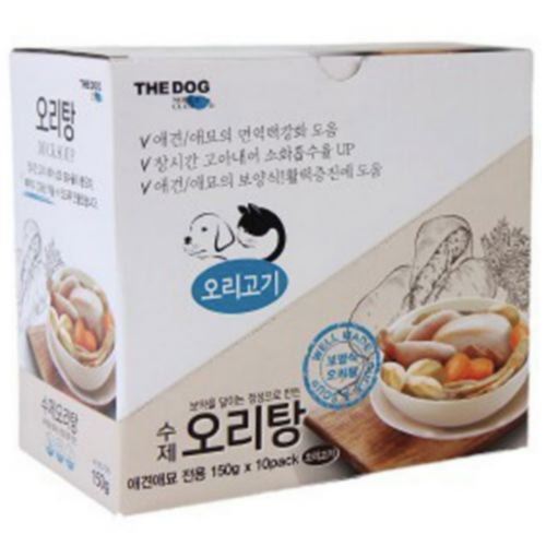 더독 수제 오리탕 150g (10개)_이미지
