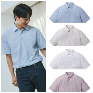 폴햄 남성 폴리 린넨 반팔 셔츠_PHD2WC1802이미지입니다. 누르면 해당 게시물로 새창이동합니다.