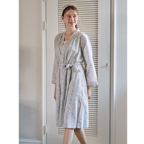 비너스 VGN4423A 가볍고 붙지 않아 시원한 면레이온 여성 로브 가운 선물 추천_이미지