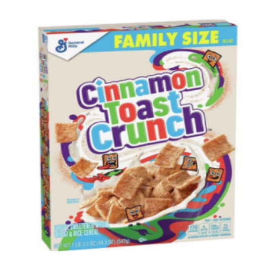 제네럴밀스 시나몬 토스트 크런치 리믹스 바닐라 스내