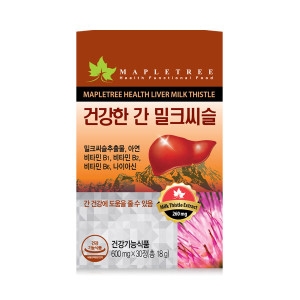 비오팜 메이플트리 건강한 간 밀크씨슬 30정_이미지