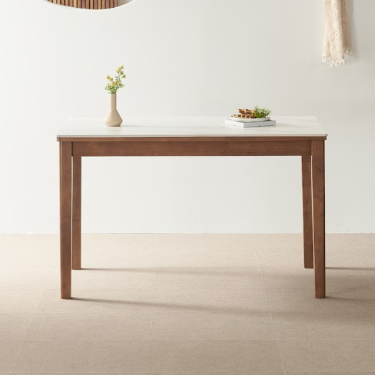 라로퍼니처 헤이즐 포세린 통세라믹 식탁 1200 (의자별도)_이미지