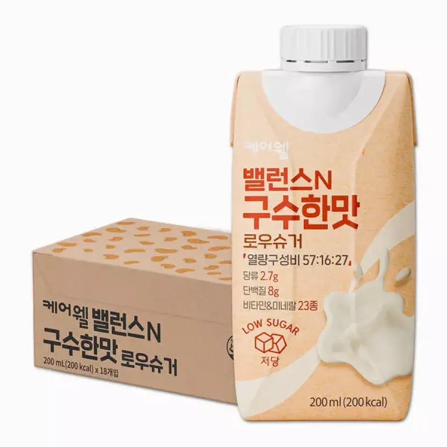 KEF 케어웰 밸런스 N 구수한맛 로우슈거 200ml (36개)