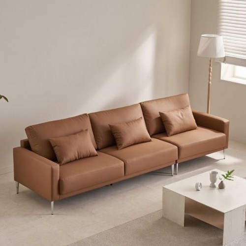 케이하우스홀드 모튼 가죽 소파 4인용