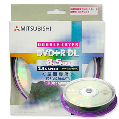 �̾���� DVD+R DL 8.5GB 2.4x ���� 10��
