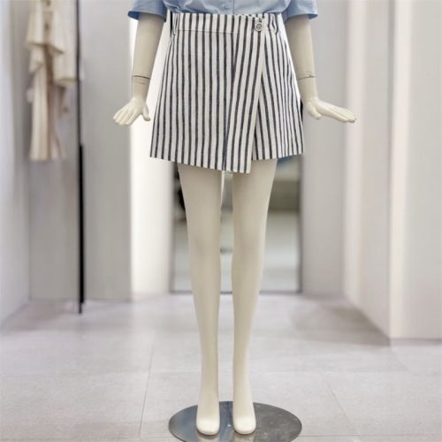 대현 씨씨콜렉트 셋업 마린 스트라이프 랩 치마바지 E242MSA136