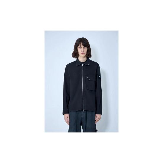 스톤아일랜드 남성 Zip Front Overshirt sto0164030blk