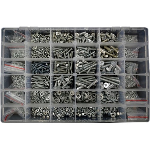 접시머리 십자볼트 + 너트 샘플키트 NT-KIT-LS004_이미지