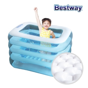 4단 투명블루 엠보싱 풀장, BW_54410
