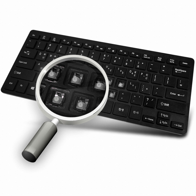 QSENN K6000 미니 키보드 블랙_이미지