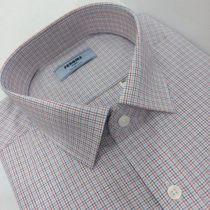 레노마 슬림핏 긴소매 면 혼방 멀티 체크 남방  RNSSL0131RD