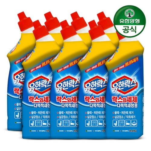 유한락스 플러스 세제 755ml [8개]