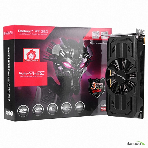 라데온 R7 360 OC D5 2GB