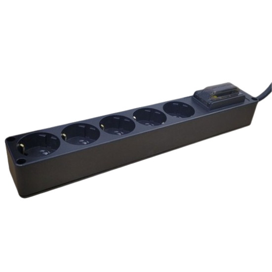 현대일렉트릭 오브제 5구 16A 누전차단 고용량 멀티탭 (3m)_이미지