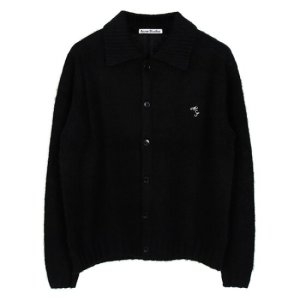아크네스튜디오 블랙 폴로 울 카디건 B60294 900