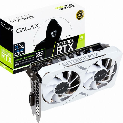 ������ GALAX ������ RTX 2060 WHITE MINI D6 6GB