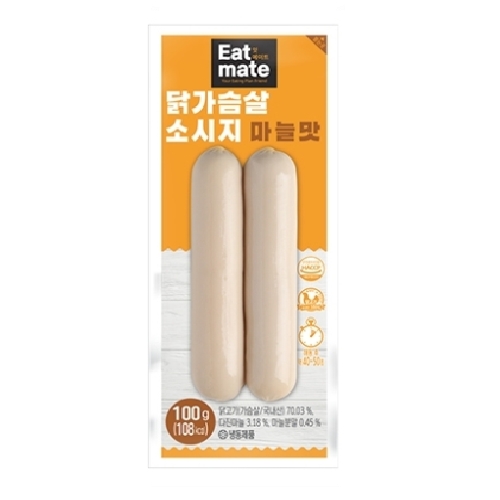 푸드나무 잇메이트 닭가슴살 소시지 마늘맛 100g (1개)