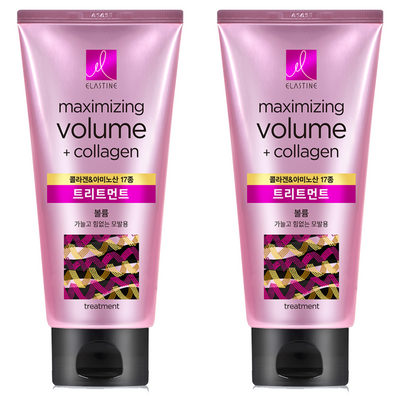 엘라스틴 마린콜라겐 탱글볼륨 트리트먼트 300ml (2개)_이미지