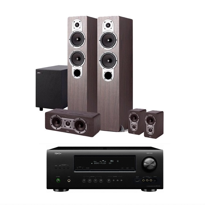 야모 S426 5.1채널 + 데논 AV리시버 (AVR-1612, SUB-210)_이미지