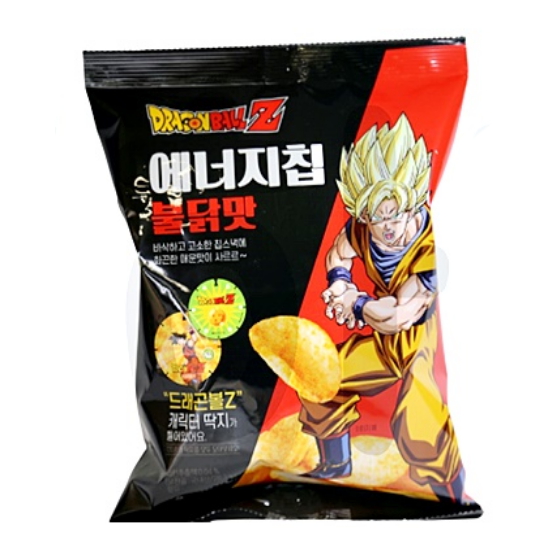 드래곤볼z 에너지칩 불닭맛 64g (10개)