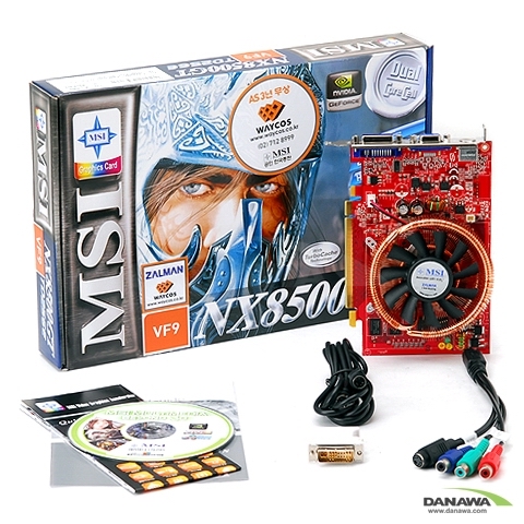 MSI 지포스 8500GT NX8500GT-TD256E 256MB VF9 웨이코스_이미지